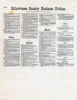 Directory 4, Shiawassee County 1875